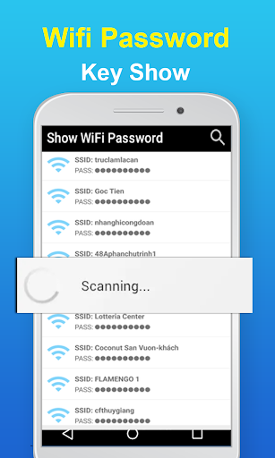 wifi password key show :